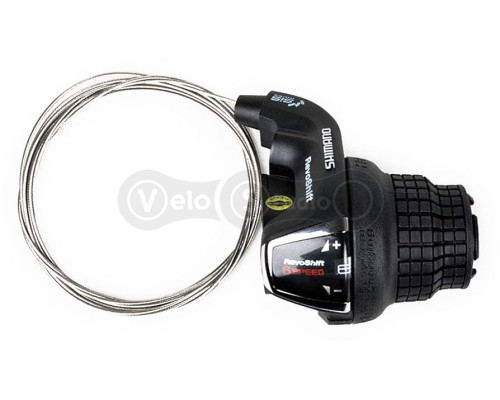 Шифтер Shimano RevoShift SL-RS35 правый 6 скоростей (SIS-индексный) трос 2050 мм, OEM
