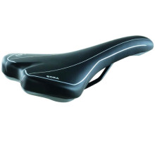 Седло Monte Grappa BORA 3021 GR чёрное 275x145 мм