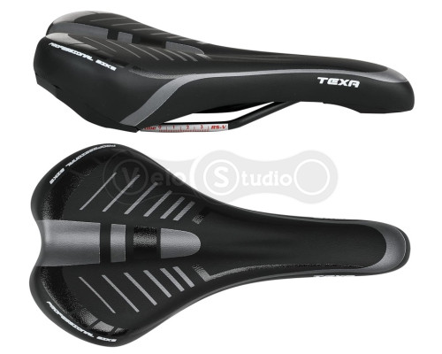 Седло Monte Grappa TEXA 3300 GR чёрное 275x148 мм