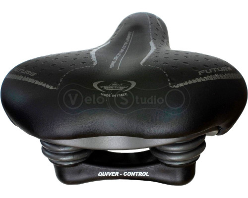 Седло Monte Grappa EL FUTURE MAN 1900 чёрное 275x170 мм, эластомер