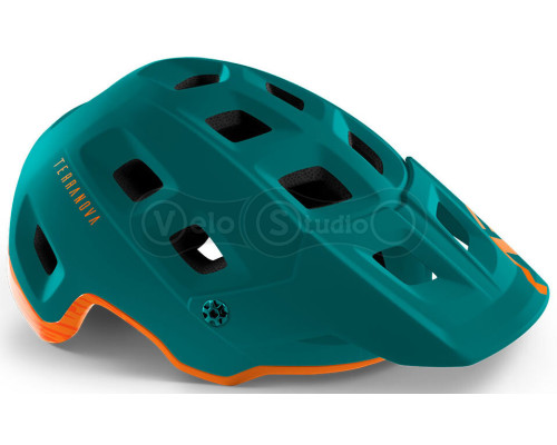 Вело шлем MET Terranova Alpine Green Orange M (56-58 см)