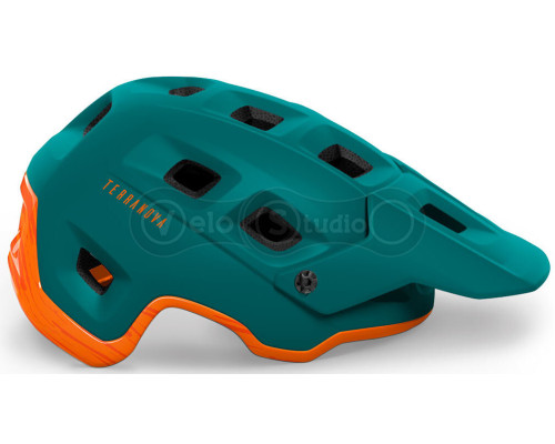 Вело шлем MET Terranova Alpine Green Orange M (56-58 см)