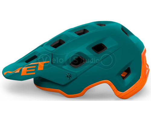 Вело шлем MET Terranova Alpine Green Orange M (56-58 см)