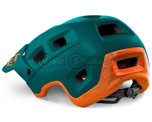 Вело шлем MET Terranova Alpine Green Orange M (56-58 см)