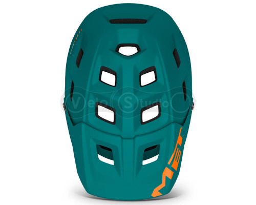 Вело шлем MET Terranova Alpine Green Orange M (56-58 см)