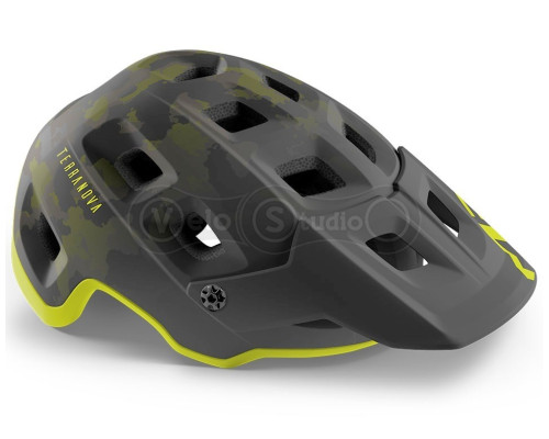 Вело шолом MET Terranova Camo Lime Green S (52-56 см)