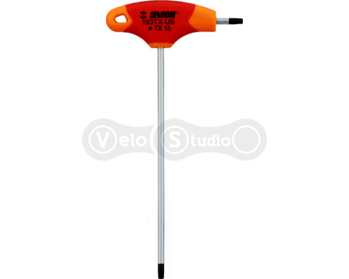 Ключ Unior Tools із профілем TORX з Т-подібною рукояткою TX 15 RED