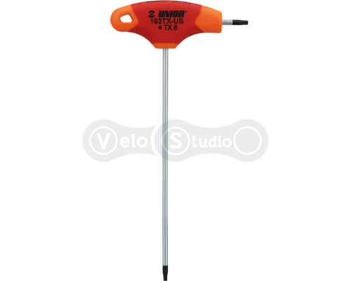 Ключ Unior Tools із профілем TORX із Т-подібною рукояткою TX 8 RED
