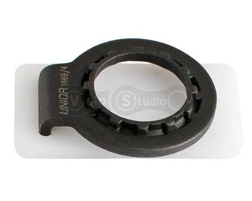 Кишеньковий ключ Unior Tools 2 in 1 для зняття спиць та тріскачок