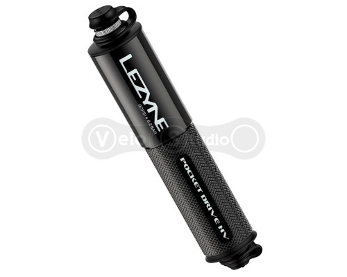 Ручной насос Lezyne Pocket Drive HV 90 psi чёрный