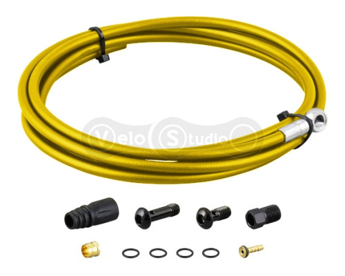 Гидролиния Tektro Banjo Hose Kit 1800 мм, 5.5 мм, жёлтая