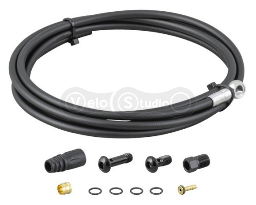 Гідролінія Tektro Banjo Hose Kit 1800 мм, 5.5 мм, чорна