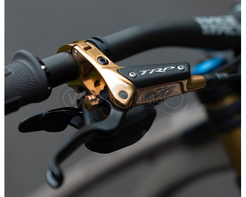 Гальмо гідравлічне TRP DHR EVO M846 J-Kit Gold 4 поршня переднє