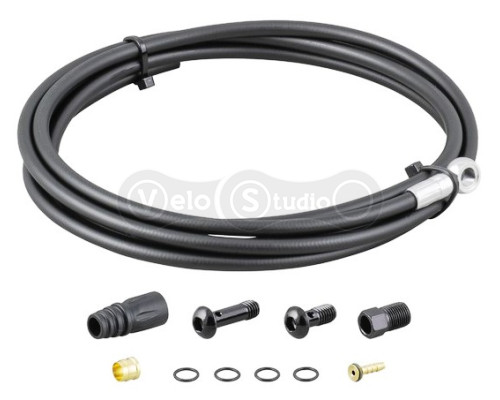 Гидролиния Tektro Banjo Hose Kit 2000 мм, 5.0 мм, чёрная