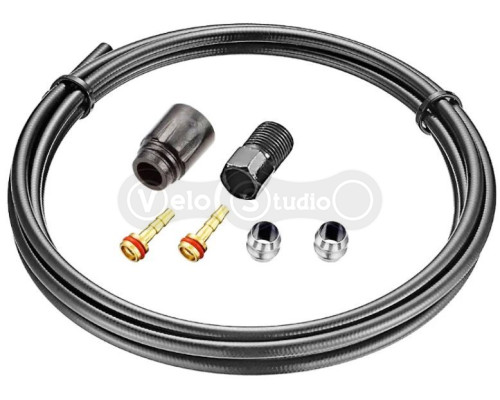 Гидролиния Tektro Hose Kit 2000 мм, 5.0 мм, чёрная