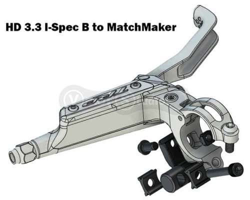 Адаптер для тормозной ручки TRP HD3.3 MatchMaker правый