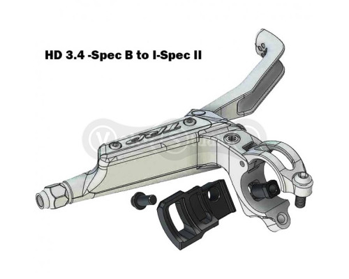 Адаптер для гальмівної ручки TRP HD3.4 I-SPEC II MatchMaker правий