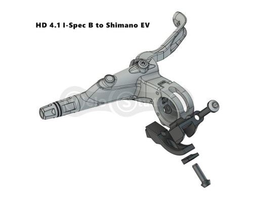 Адаптер для тормозной ручки TRP HD4.1 I-Spec EV MatchMaker левый