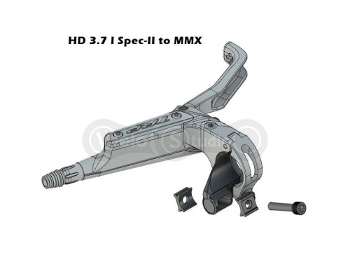 Адаптер для тормозной ручки TRP HD3.7 I-Spec II to MMX (Sram) левый