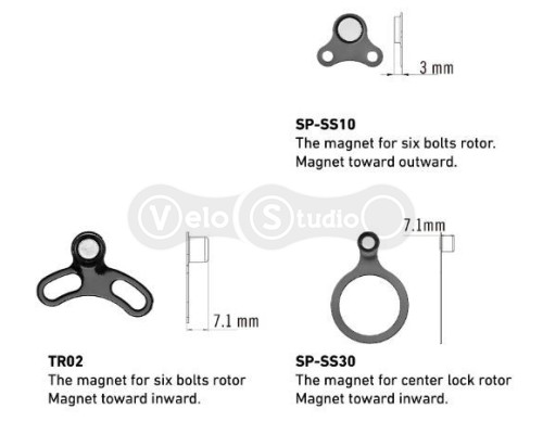Магнит датчика скорости TRP SP-SS10 6 bolts