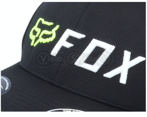 Кепка FOX Apex Flexfit Hat Black/Yellow L/XL