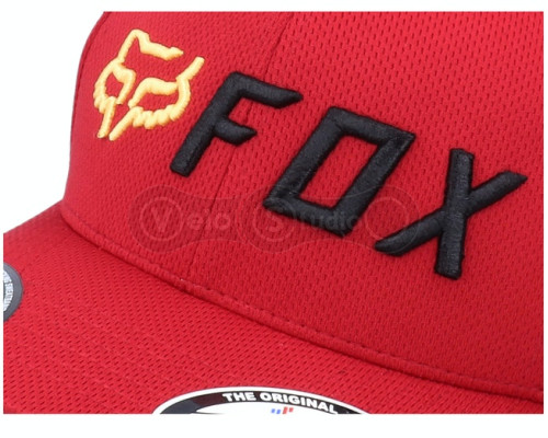 Кепка FOX Apex Flexfit Hat Red/Black S/M