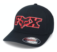 Кепка FOX Ellipsoid Flexfit Hat Black Red L/XL