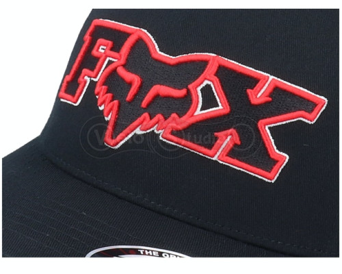 Кепка FOX Ellipsoid Flexfit Hat Black Red S/M