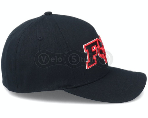 Кепка FOX Ellipsoid Flexfit Hat Black Red S/M