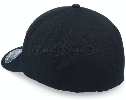 Кепка FOX Ellipsoid Flexfit Hat Black Red S/M
