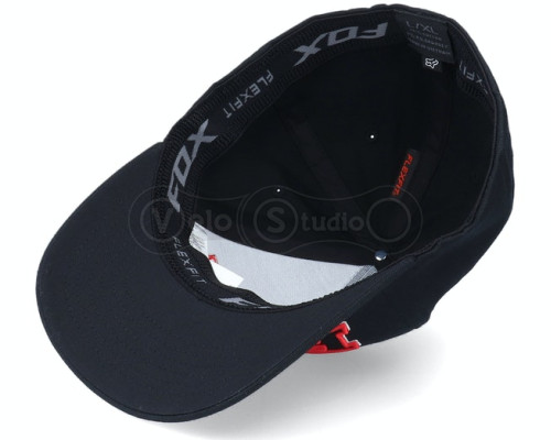 Кепка FOX Ellipsoid Flexfit Hat Black Red S/M