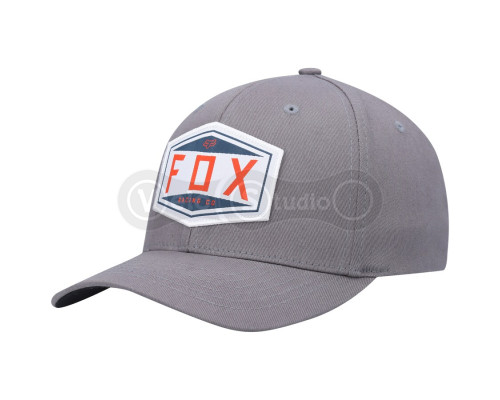 Кепка FOX Emblem Flexfit Hat Pewter L/XL