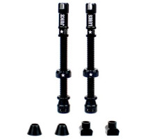 Бескамерный ниппель Juice Lubes чёрный 65 мм - 2 штуки