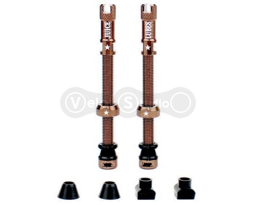 Бескамерный ниппель Juice Lubes Copper 65 мм - 2 штуки