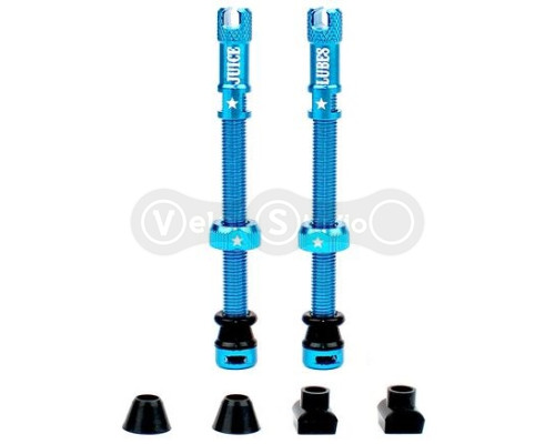 Бескамерный ниппель Juice Lubes бирюзовый 65 мм - 2 штуки