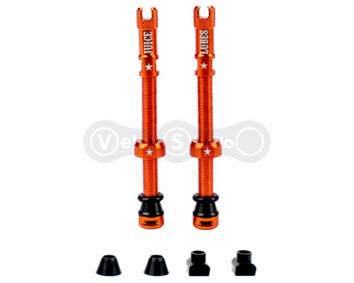 Безкамерний ніпель Juice Lubes помаранчевий 65 мм - 2 штуки