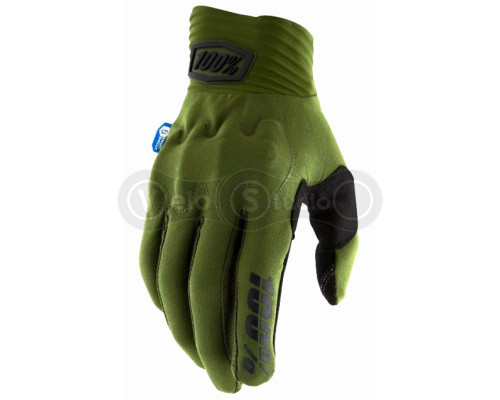 Мото рукавички Ride 100% Cognito Army Green розмір XL