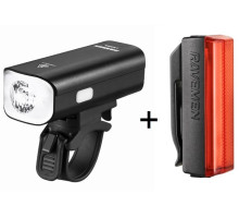 Комплект світла Ravemen LS-CT02: LR500S + TR20 (500 lm + 20 lm)