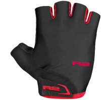 Вело перчатки R2 Riley чёрные с красным размер XXL