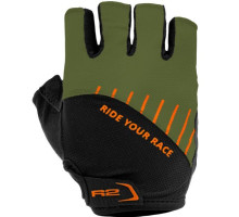 Вело перчатки R2 Vouk хаки размер S