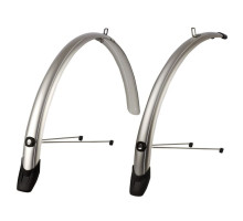 Комплект крил Polisport Towny City/Trecking сріблясті, ширина 51 мм, 28 дюймів