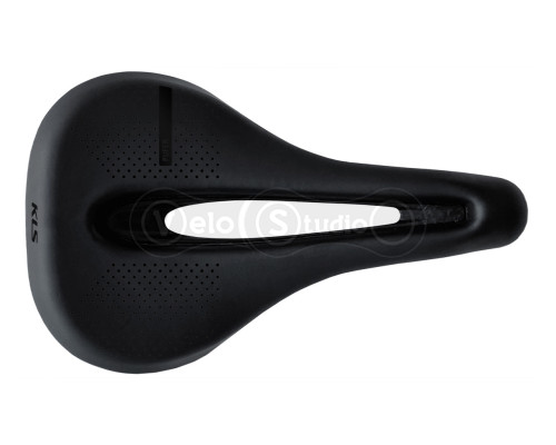Седло KLS PUFER чёрное 250 x 155 мм