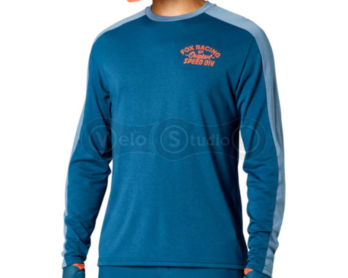 Вело джерси FOX Ranger DR LS Jersey Dark Indigo размер L