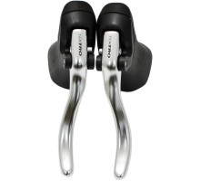 Тормозные шоссейные ручки TEKTRO RL340 серебро пара