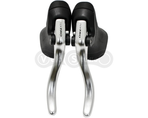 Тормозные шоссейные ручки TEKTRO RL340 серебро пара