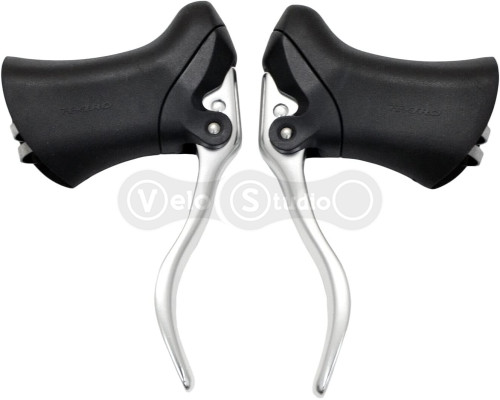 Тормозные шоссейные ручки TEKTRO RL340 серебро пара