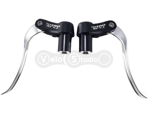 Тормозные шоссейные ручки TEKTRO RX4.1 серебро пара