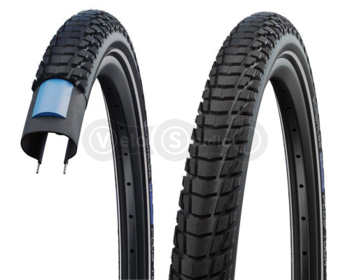 Покрышка Schwalbe Marathon Plus Tour 27.5x2.15 Performance Line, Smart DualGuard, ADDIX
