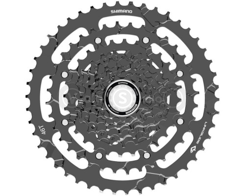 Касета Shimano CS-LG400-9 CUES 11-46 Linkglide 9 швидкостей