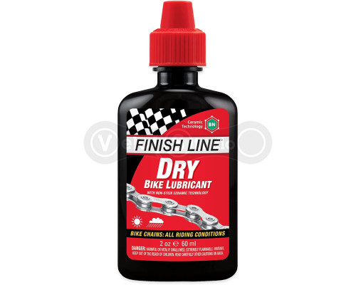 Смазка цепи Finish Line Teflon Plus Dry Lube 60 ml